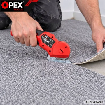 Акумулаторен дисков нож OPEX TOOLS с LED и USB-C, 1500 mAh