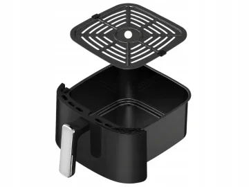 Еър фрайър 4 л, 1200 W с прозорец и 8 програми – черен