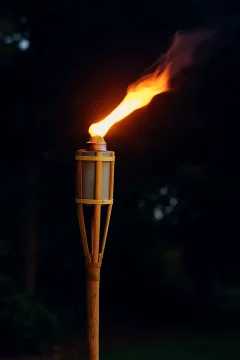 Факла с масло - Бяла - 120 см