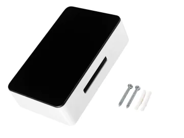Жичен електрически звънец бим-бам 230 V, 80 dB, 12×7×4 см – черен