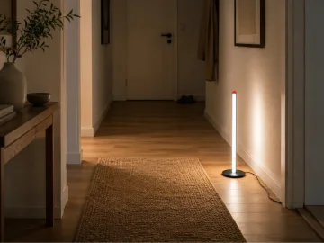 Настолна LED лампа 25 см, 3,7 W, 3 светлини и димиране, черна
