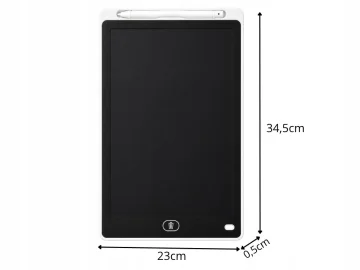 LCD таблет за рисуване и писане 16 инча със стилус, бял