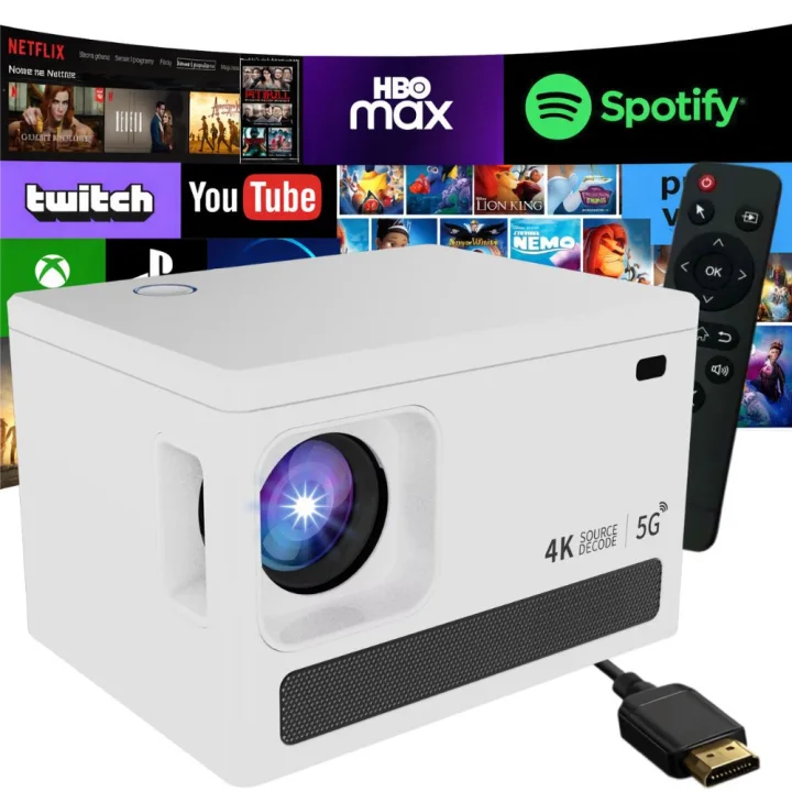 LCD проектор X6 с Android 11, Wi-Fi и Bluetooth, HD 1280 × 720