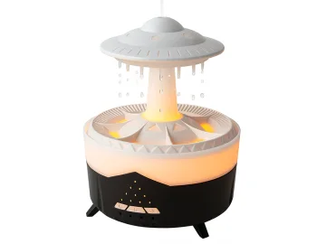 Овлажнител и ароматен дифузер UFO с RGB светлина, 350 ml