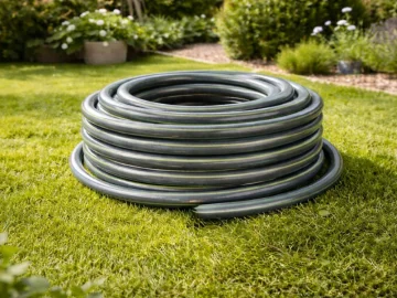 Градински маркуч DIVODV 20 м, 1/2″, от PVC и гума, без накрайници