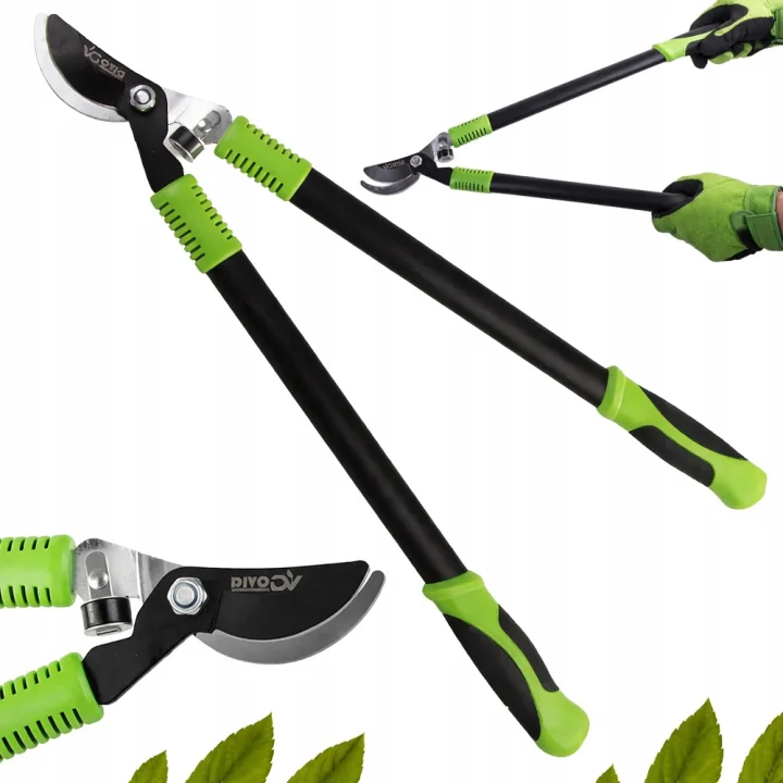 Двуръчна ножица за клони с наковалня, 62,5 см DIVODV