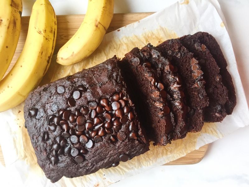 Шоколадов кейк с банани