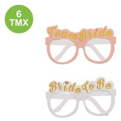 Хартиени очила за моминско парти - Bride to Be - 6 бр.
