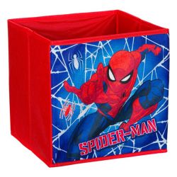 Сгъваема Кутия за Съхранение на Играчки Спайдърмен, 25 x 25 x 25 см.