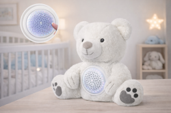 Светещо мече - Проектор със звук и светлина - 30 x 17 x 32 см.