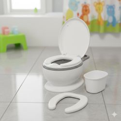 Детско гърне - Тоалетна с капак - 27 x 27 x 32 см.