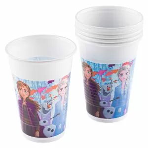 Парти чаши - FROZEN 2 - пластмасови - 200 мл. - 6 бр.