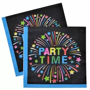Парти салфетки - Party Time - 33 х 33 см. - 20 бр.