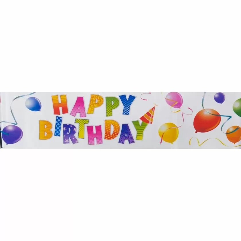 Парти гирлянд - Happy Birthday - 266 х 11 см.