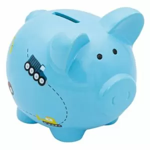 Касичка прасенце с превозни средства 14 x 12 x 12 см.