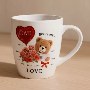 Чаша за Свети Валентин Love - 350 мл.