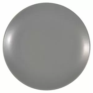 Чиния за плодове - керамична - сива - 19 см.