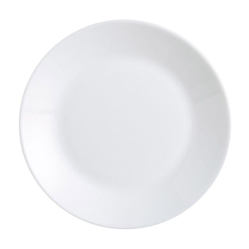 Дълбока чиния - аркопал - бяла - 20 см.