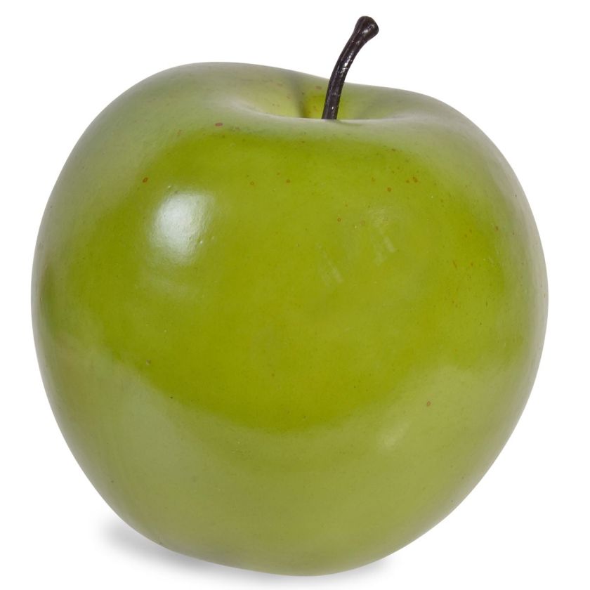 Зелена ябълка - декоративна - пластмасова - 8 см.