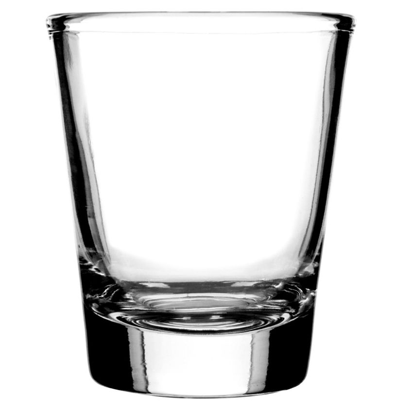 Чаша за шотове - стъклена - подсилено дъно - 50 мл. - 6 бр.