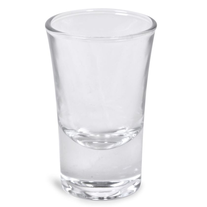 Чаша за шотове - стъклена - прозрачна - 34 мл. - 6 бр.