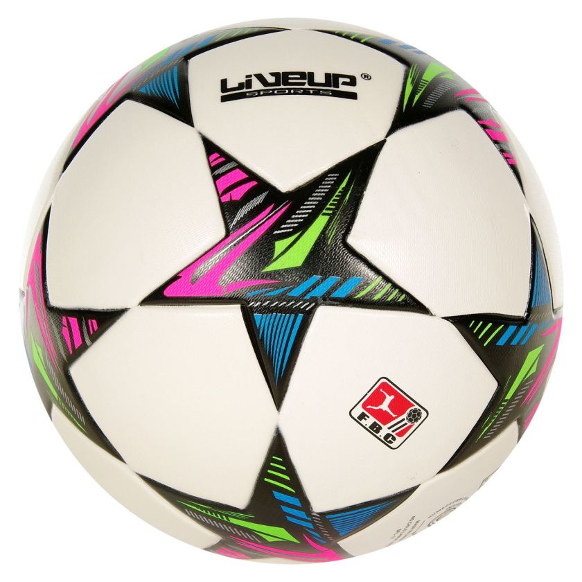 Футболна топка - цветни звезди - 22.6 см.