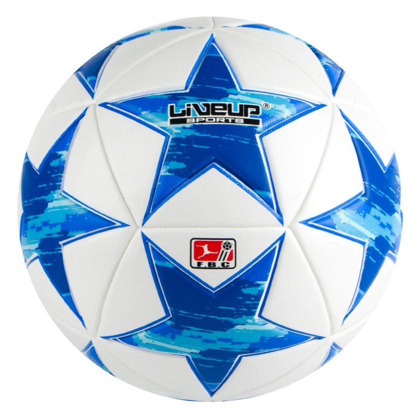 Футболна топка - сини звезди - 22.6 см.