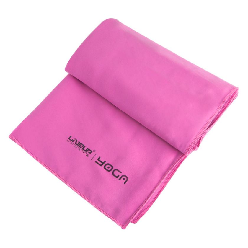 Кърпа за йога - розова - 183 х 61 см.