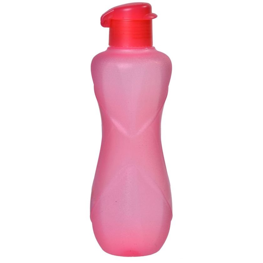 Бутилка за вода - пластмасова - розова - 750 мл.