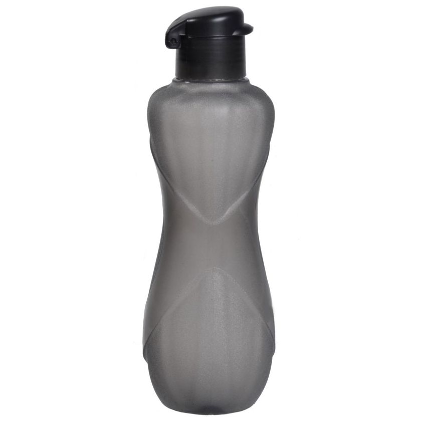 Бутилка за вода - пластмасова - сива - 750 мл.