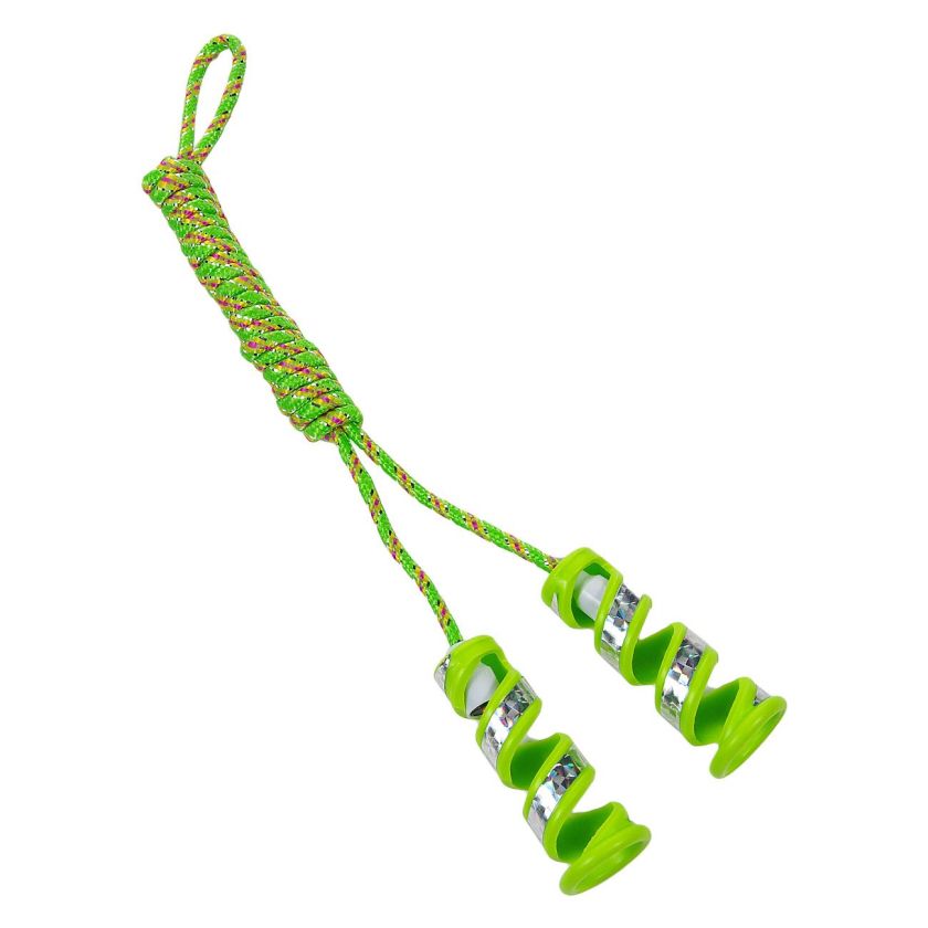 Детско въже за скачане - зелено - 217 см.