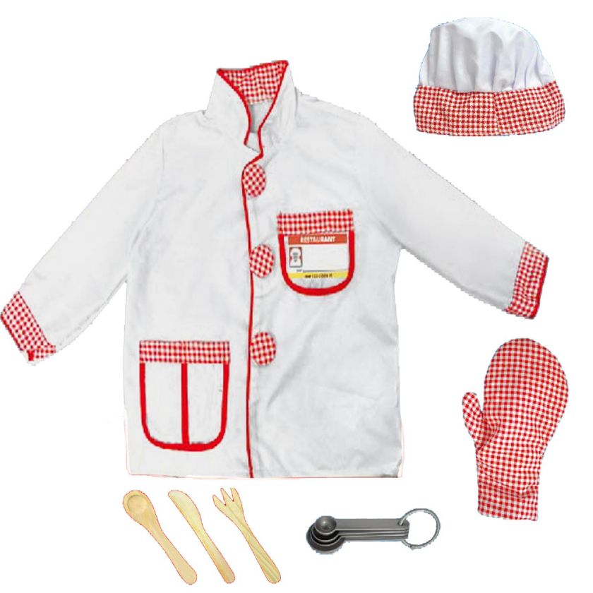 Детски костюм на готвач с аксесоари
