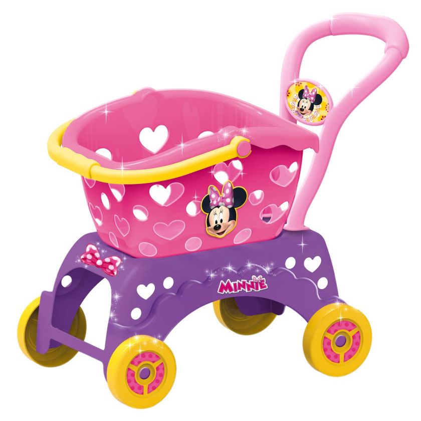 Детска пазарска кошница и количка - MINNIE - 2 в 1