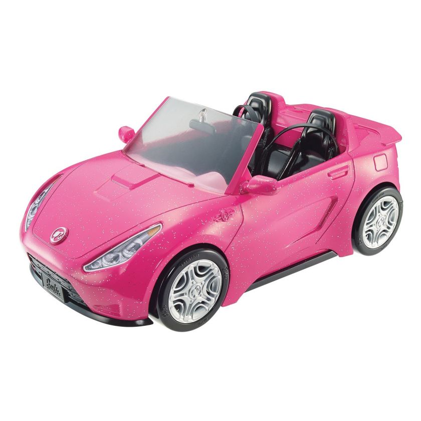 BARBIE автомобил за кукли - кабрио - розов