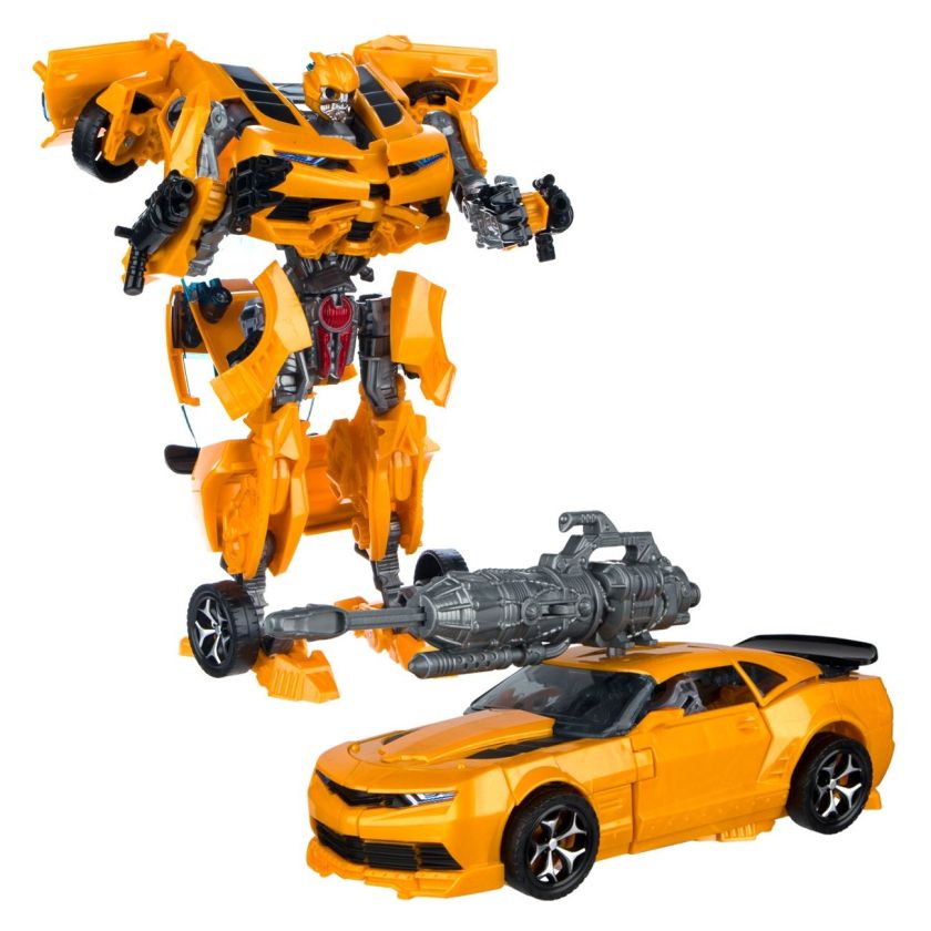 Робот - автомобил - жълт