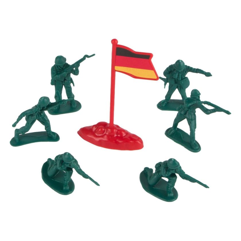 Фигурки - германски войници - пластмасови - 41 бр.