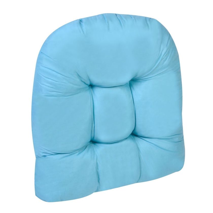 Декоративна възглавница за стол - светло синя - 45 х 50 см.