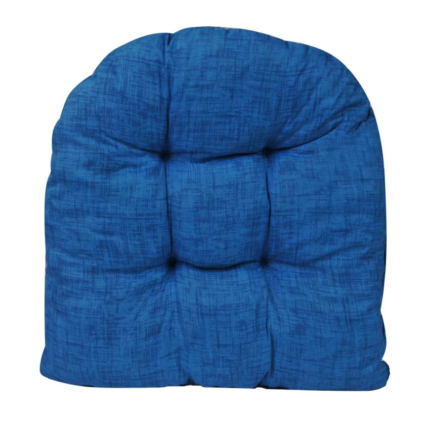 Декоративна възглавница за стол - синя - 45 х 50 см.