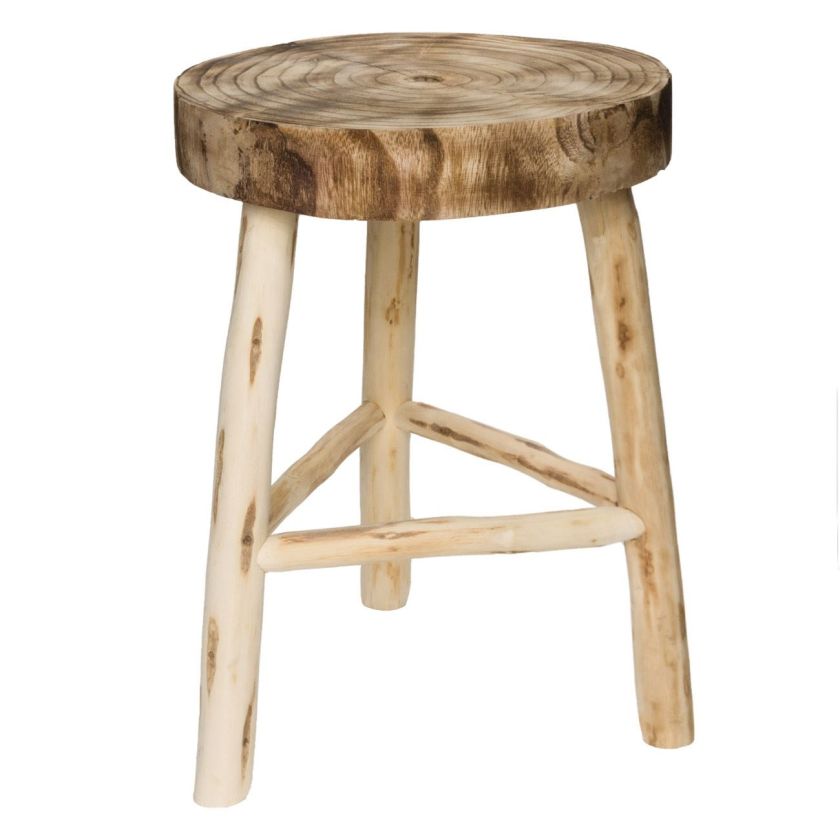 Декоративно столче - дървено