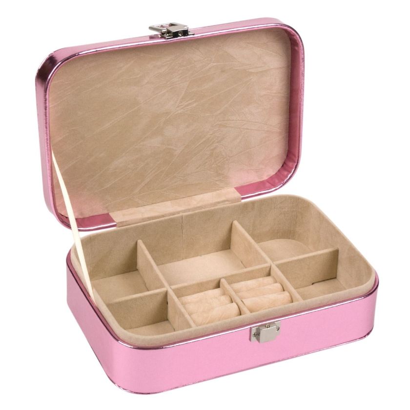 Кутия за бижута - розова - 22 х 14 см.