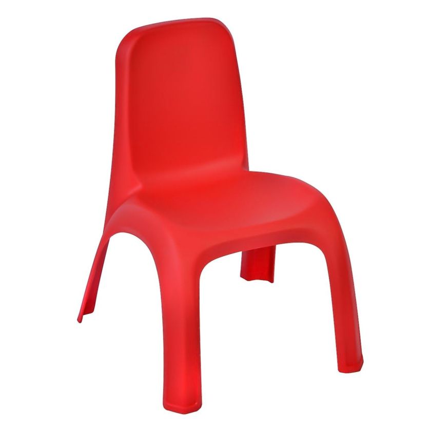Детско пластмасово столче - червено