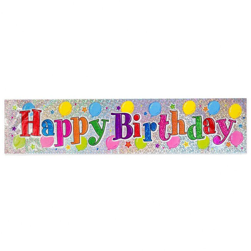 Парти гирлянд - Happy Birthday - цветен - 270 х 19 см.