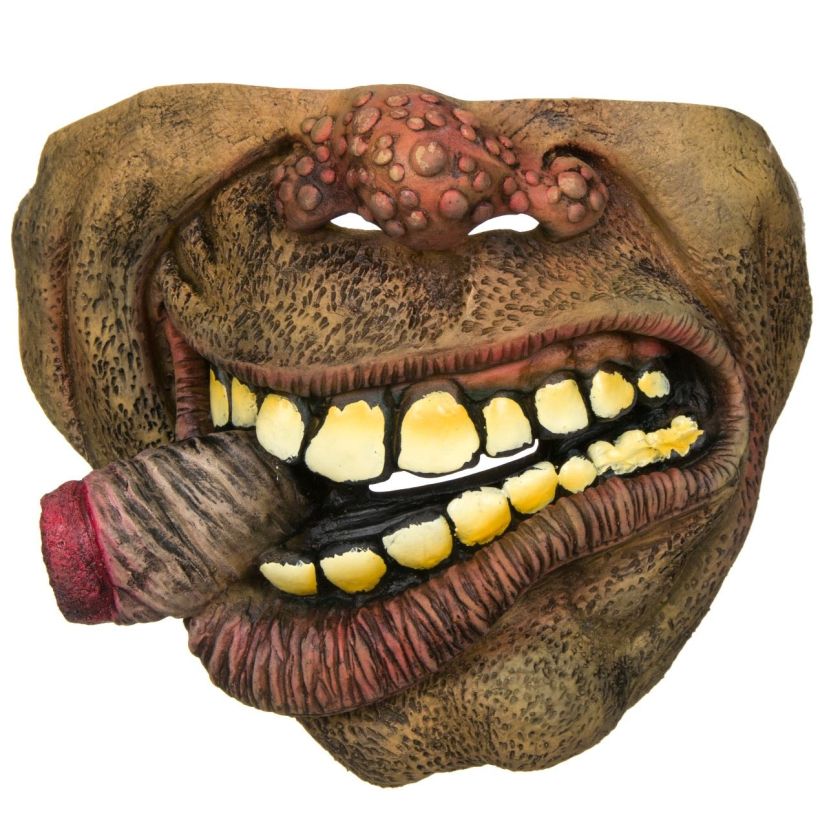 Карнавална маска - уста с пура