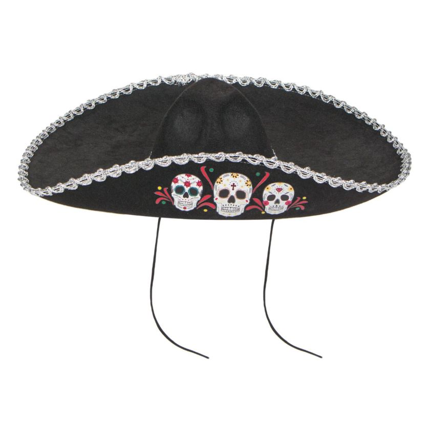 Карнавална шапка - мексиканска - Dia De Los Muertos