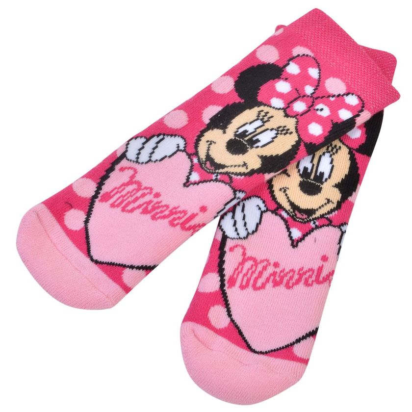 Бебешки чорапи - розови - Мини Маус