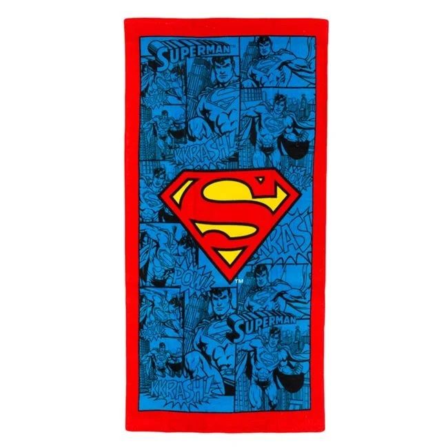 Детска плажна кърпа на Супермен 70 x 140 см. 