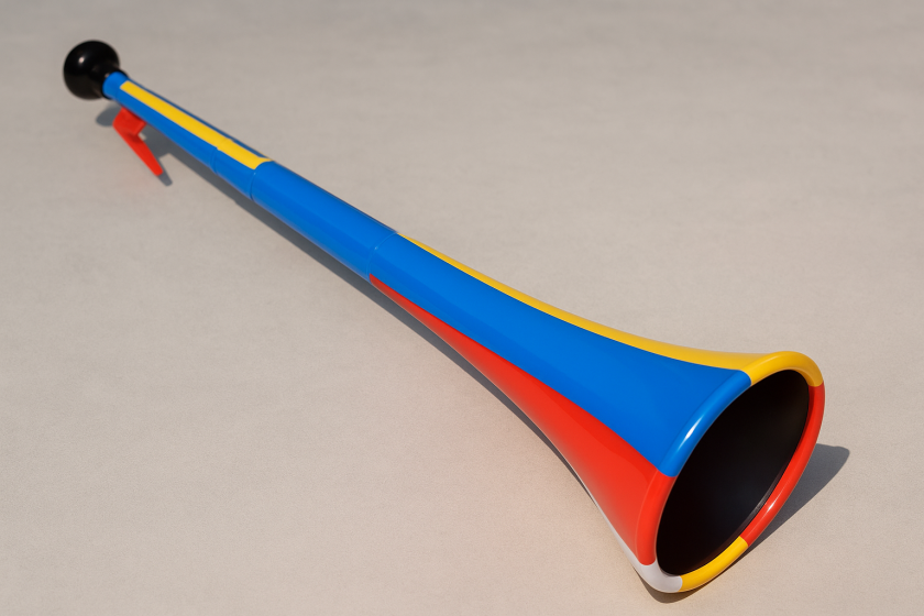 Карнавален тромбон  - многоцветен - 56 см.