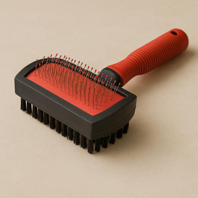 Четка за куче - двойна (голяма)