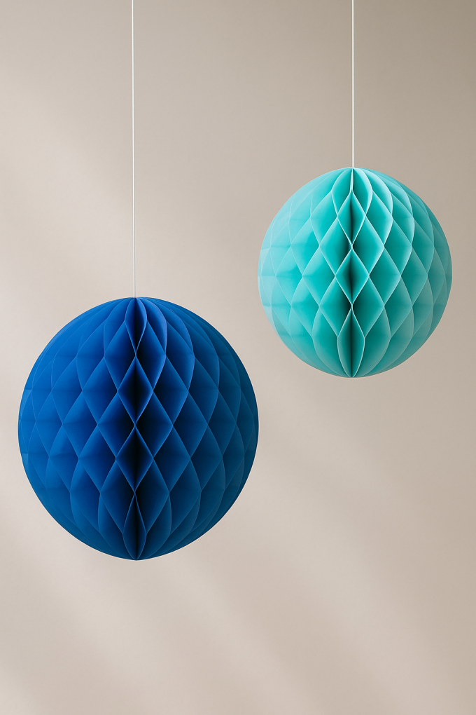 Парти декорация - синя - 2 бр.