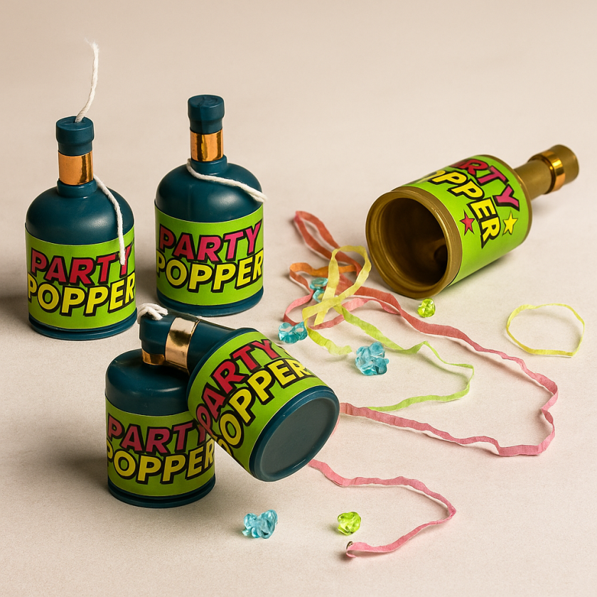 Парти конфети - мини - 5 см. - 4 бр.